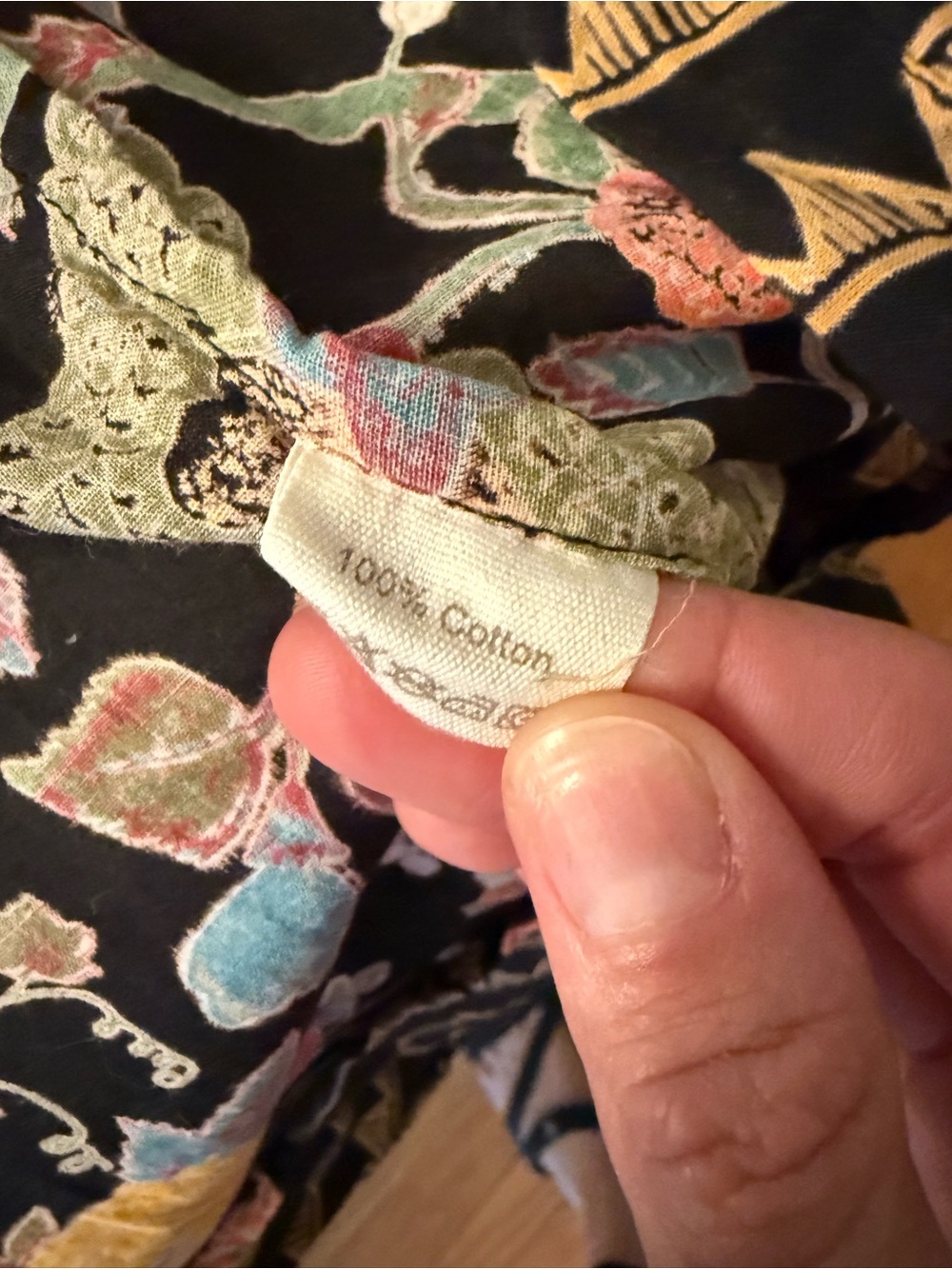 Black Floral Embroidered Kimono - Picture 5 of 5